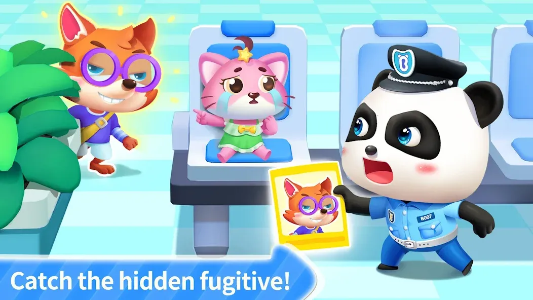 Little Panda Policeman [МОД: Все открыто, Дополнительные деньги и Меню MOD] Screenshot 4