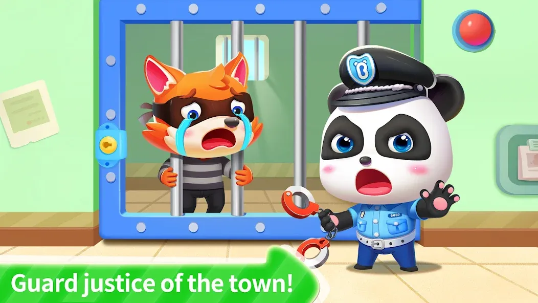 Little Panda Policeman [МОД: Все открыто, Дополнительные деньги и Меню MOD] Screenshot 5
