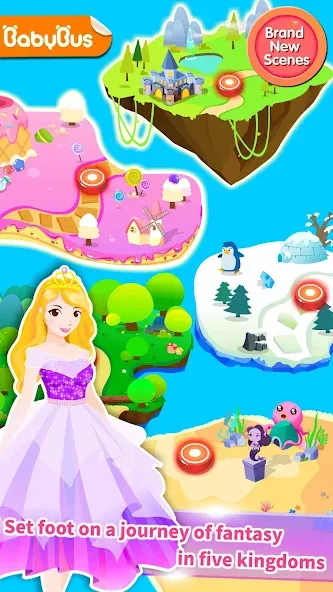 Little Panda Princess Dressup [МОД: Много монет, Открытые уровни и Мега MOD] Screenshot 1