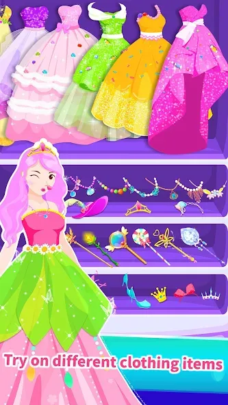 Little Panda Princess Dressup [МОД: Много монет, Открытые уровни и Мега MOD] Screenshot 2