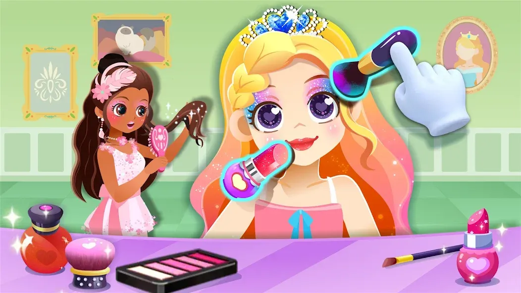 Little Panda: Princess Makeup [МОД: Деньги, Монеты и Меню MOD] Screenshot 2