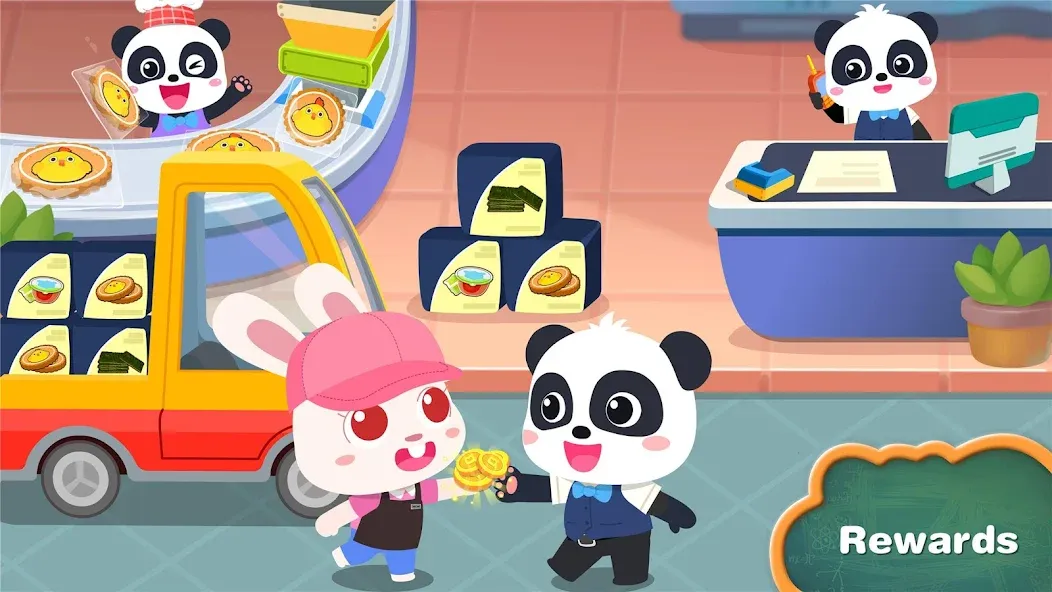 Little Panda's Snack Factory [МОД: Меню, Бесконечные монеты и Открытые уровни] Screenshot 5