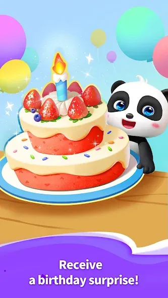 Talking Baby Panda-Virtual Pet [МОД: Много монет, Открытые уровни и Мега MOD] Screenshot 3