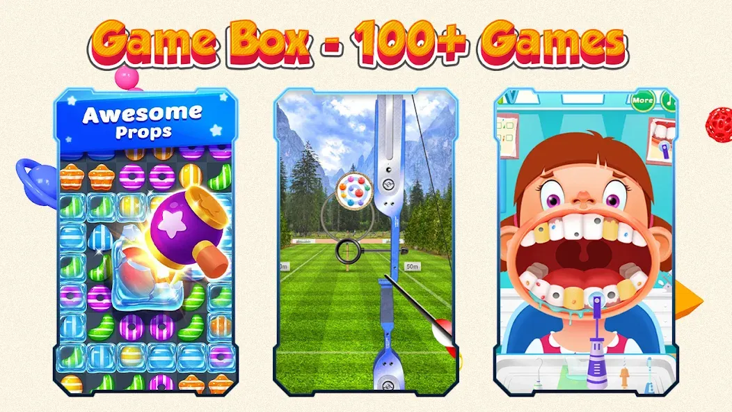Game Box - 100+ Games (Гейм Бокс) [МОД: Все открыто, Дополнительные деньги и Меню MOD] Screenshot 2