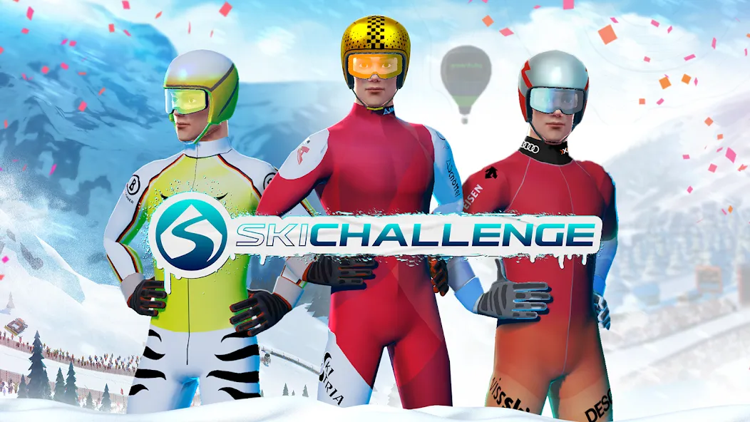 Ski Challenge (Ски Челлендж) [МОД: Много монет, Открытые уровни и Мега MOD] Screenshot 1