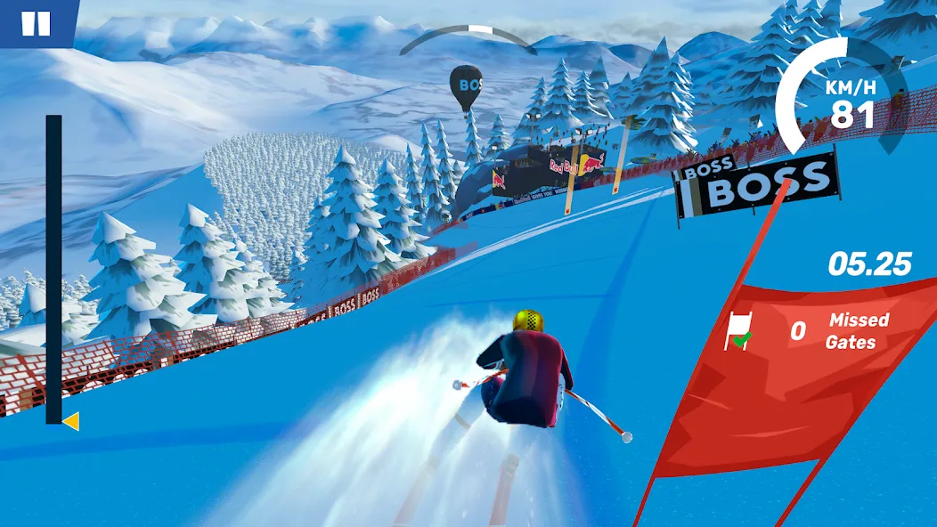 Ski Challenge (Ски Челлендж) [МОД: Много монет, Открытые уровни и Мега MOD] Screenshot 2