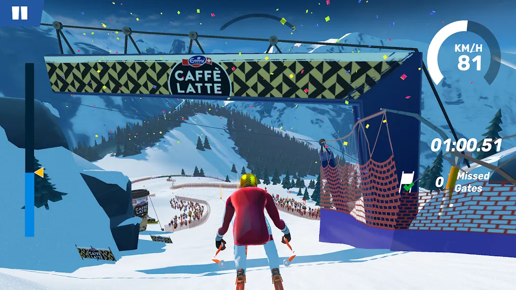 Ski Challenge (Ски Челлендж) [МОД: Много монет, Открытые уровни и Мега MOD] Screenshot 4