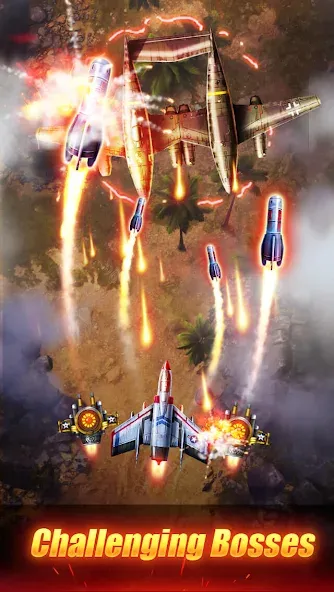 Sky Survivor: WWII Aircraft Sh (Скай Сурвайвер) [МОД: Деньги, Монеты и Меню MOD] Screenshot 4