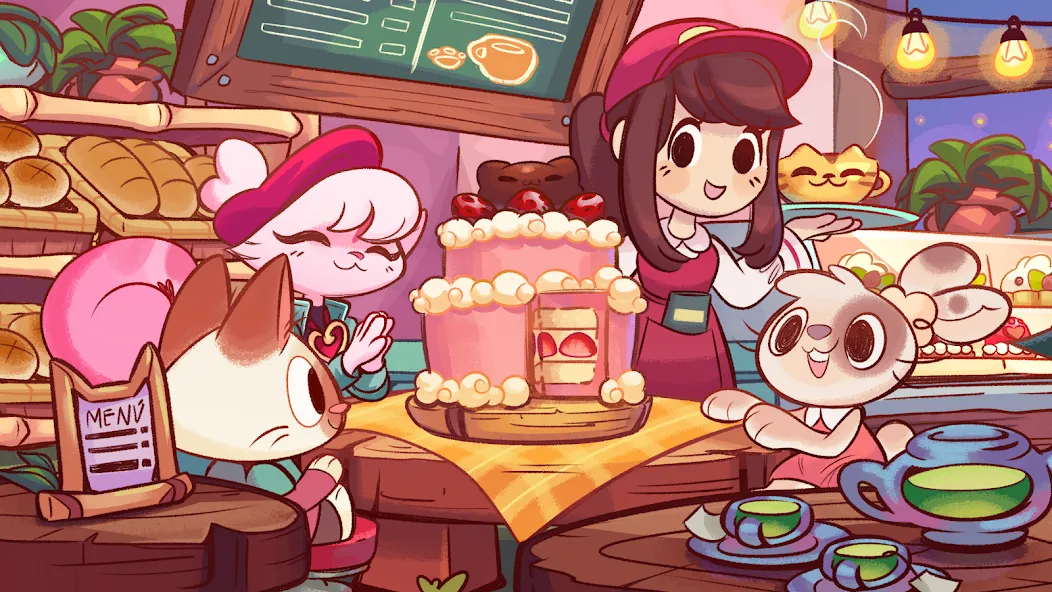 Campfire Cat Cafe (Кэмпфайр Кэт Кафе) [МОД: Много денег, Монет и Все открыто] Screenshot 1