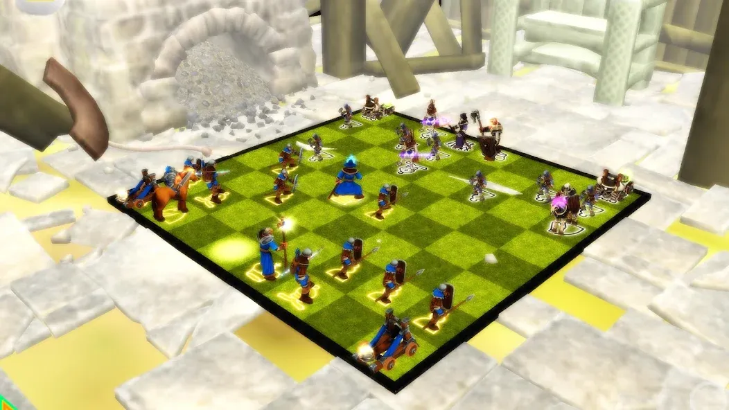 World Of Chess 3D [МОД: Меню, Бесконечные монеты и Открытые уровни] Screenshot 3