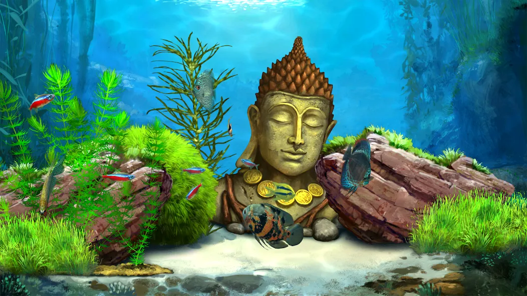 Aquantika [МОД: Деньги, Монеты и Меню MOD] Screenshot 1