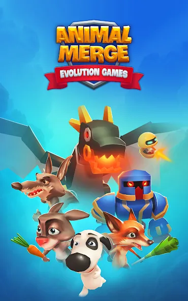 Animal Merge - Evolution Games (Анимал Мерж) [МОД: Бесконечные деньги, Монеты и Мега MOD] Screenshot 1