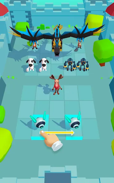 Animal Merge - Evolution Games (Анимал Мерж) [МОД: Бесконечные деньги, Монеты и Мега MOD] Screenshot 4