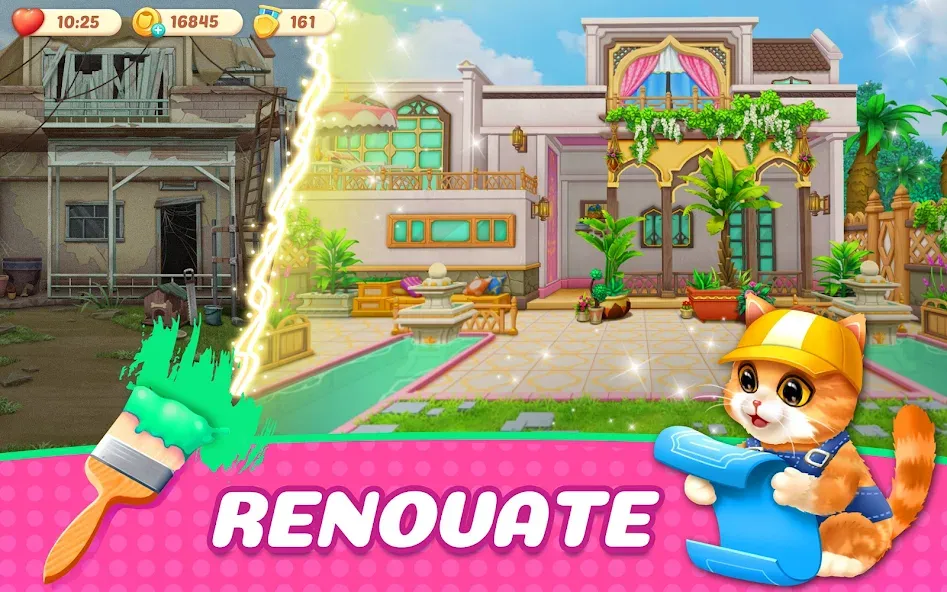Kitten Match (Киттен Матч) [МОД: Много монет, Открытые уровни и Мега MOD] Screenshot 3