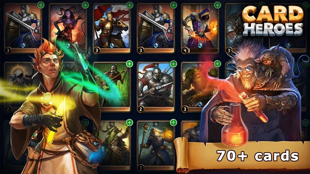 Card Heroes: TCG/CCG deck Wars (Кард Хироес) [МОД: Деньги, Монеты и Меню MOD] Screenshot 2