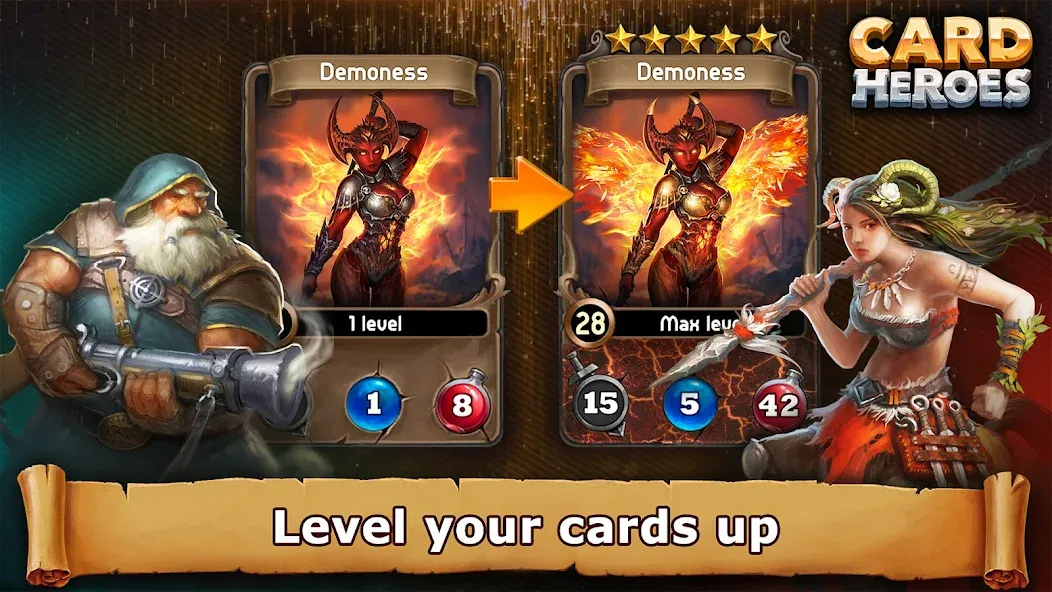 Card Heroes: TCG/CCG deck Wars (Кард Хироес) [МОД: Деньги, Монеты и Меню MOD] Screenshot 4
