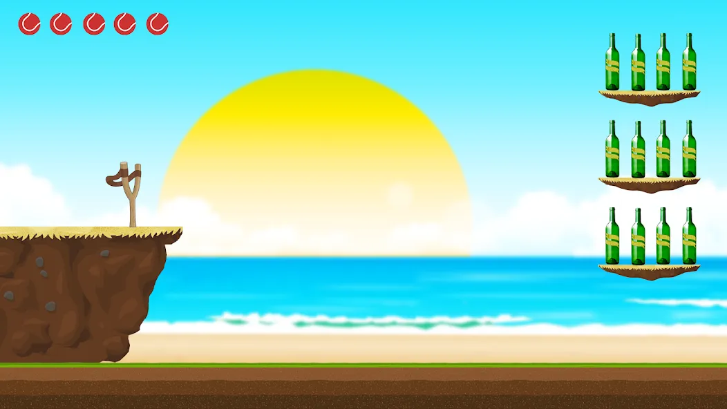 Hit Bottles Knock Down 2 [МОД: Много монет, Открытые уровни и Мега MOD] Screenshot 1