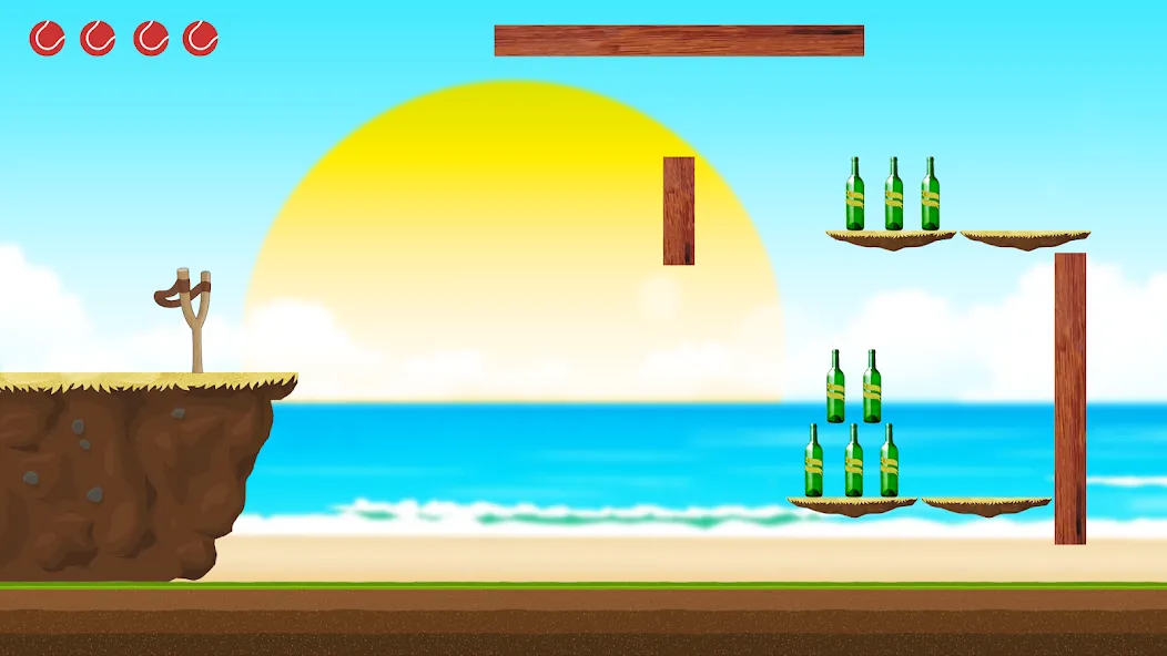 Hit Bottles Knock Down 2 [МОД: Много монет, Открытые уровни и Мега MOD] Screenshot 4
