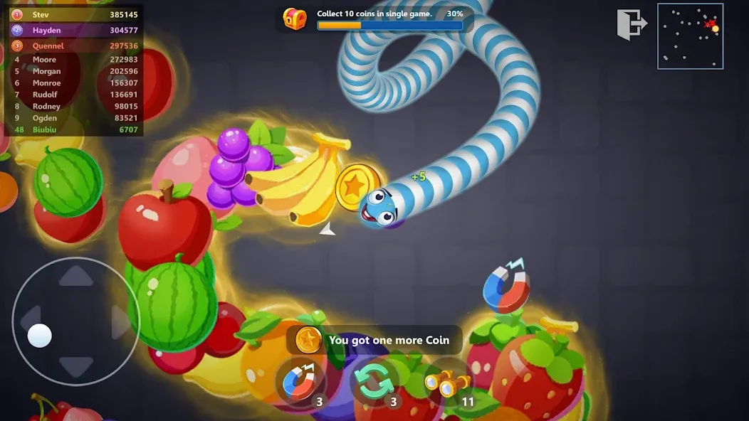 Snake War™ Hungry Worm.io Game (Снейк Вар) [МОД: Все открыто, Дополнительные деньги и Меню MOD] Screenshot 1