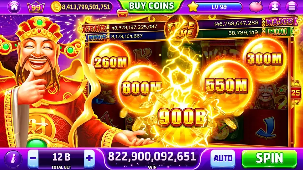 Golden Casino - Slots Games (Голден Казино) [МОД: Все открыто, Дополнительные деньги и Меню MOD] Screenshot 1