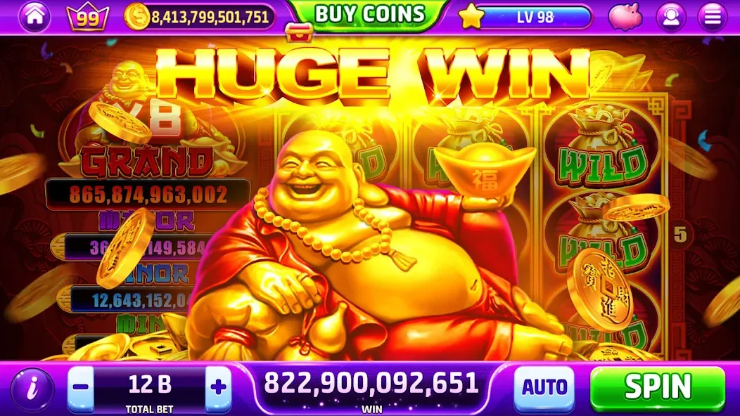Golden Casino - Slots Games (Голден Казино) [МОД: Все открыто, Дополнительные деньги и Меню MOD] Screenshot 5