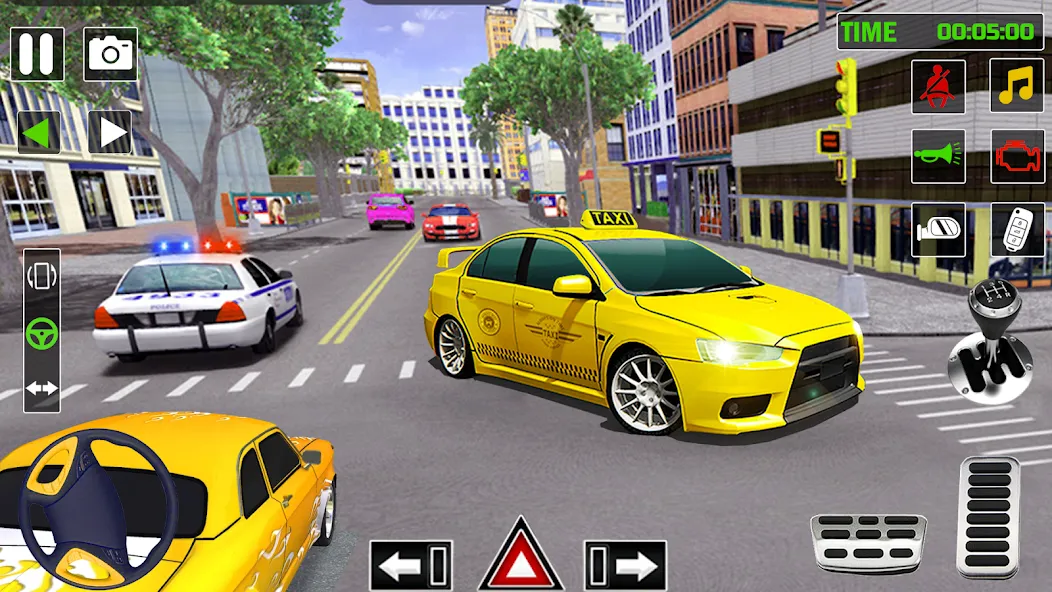 City Taxi Games-Taxi Car Games (Сити Такси Игры) [МОД: Меню, Бесконечные монеты и Открытые уровни] Screenshot 1
