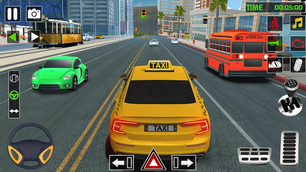 City Taxi Games-Taxi Car Games (Сити Такси Игры) [МОД: Меню, Бесконечные монеты и Открытые уровни] Screenshot 4