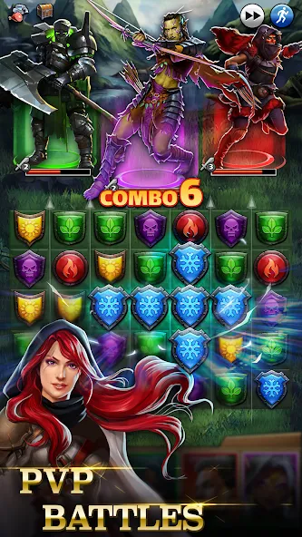 Empires & Puzzles: Match-3 RPG [МОД: Все открыто, Дополнительные деньги и Меню MOD] Screenshot 4