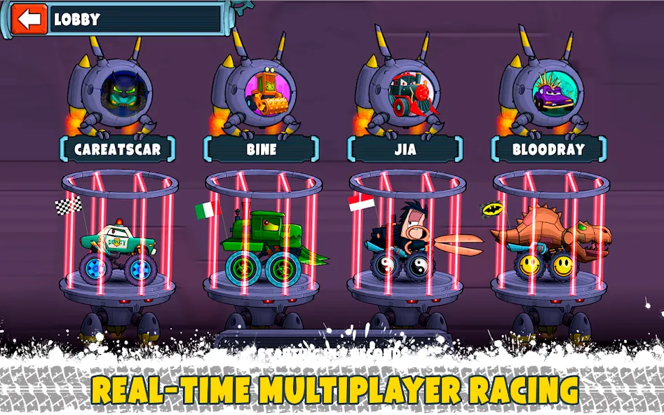 Car Eats Car Multiplayer Race (Кар Итс Кар) [МОД: Много денег, Монет и Все открыто] Screenshot 2