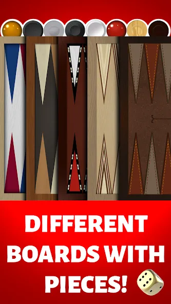 Backgammon Offline [МОД: Меню, Бесконечные монеты и Открытые уровни] Screenshot 3