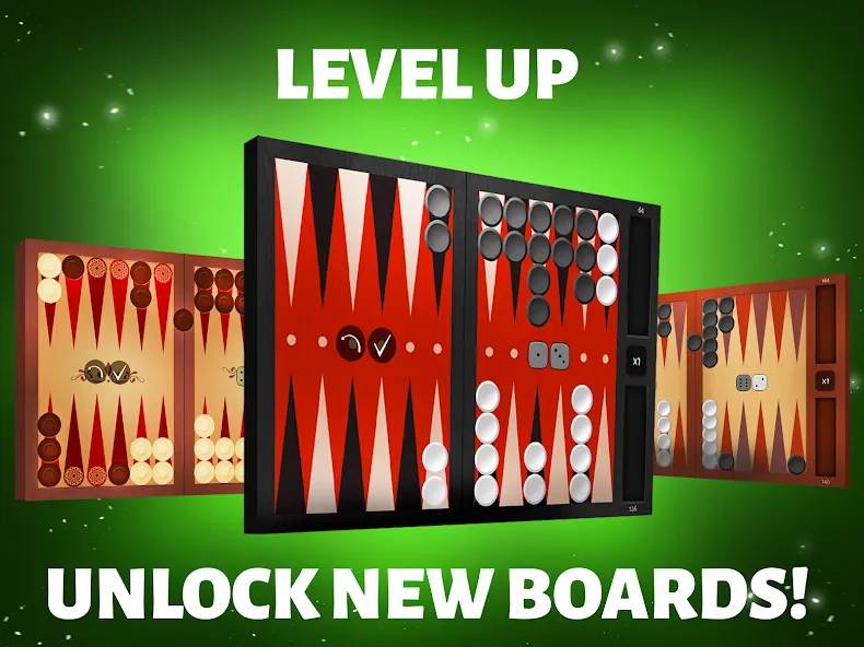 Backgammon Offline [МОД: Меню, Бесконечные монеты и Открытые уровни] Screenshot 5