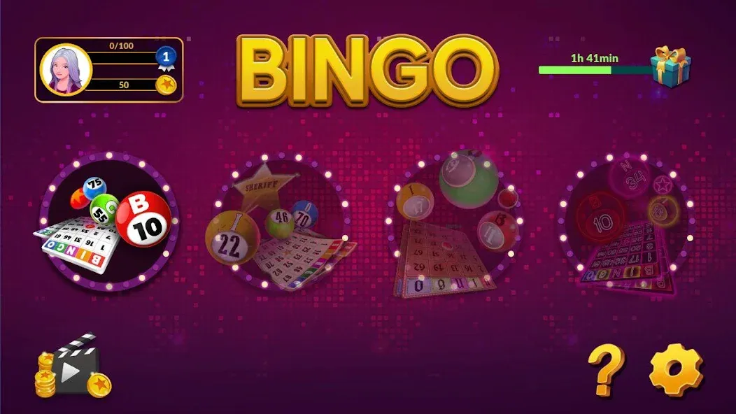 Bingo - Offline Bingo Game [МОД: Все открыто, Дополнительные деньги и Меню MOD] Screenshot 5