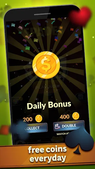 Spades - Offline Card Games (Спейдс) [МОД: Много денег, Монет и Все открыто] Screenshot 5