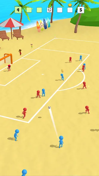 Super Goal: Fun Soccer Game (Супер Гол) [МОД: Деньги, Монеты и Меню MOD] Screenshot 2