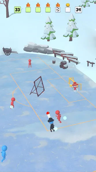 Super Goal: Fun Soccer Game (Супер Гол) [МОД: Деньги, Монеты и Меню MOD] Screenshot 3