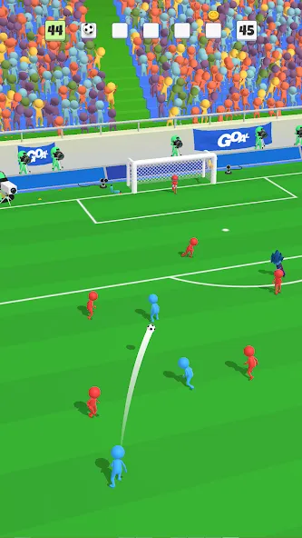 Super Goal: Fun Soccer Game (Супер Гол) [МОД: Деньги, Монеты и Меню MOD] Screenshot 4
