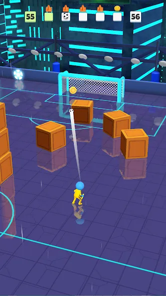 Super Goal: Fun Soccer Game (Супер Гол) [МОД: Деньги, Монеты и Меню MOD] Screenshot 5