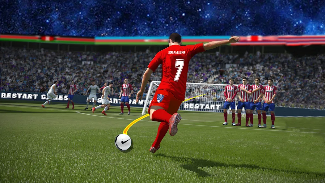 Soccer Kick Football Champion [МОД: Деньги, Монеты и Меню MOD] Screenshot 2