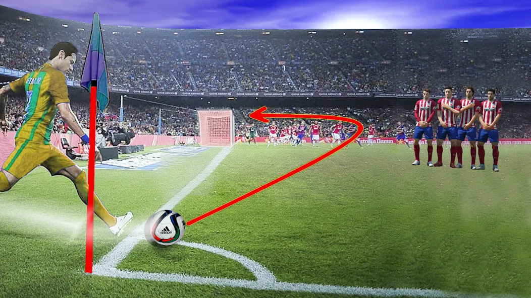 Soccer Kick Football Champion [МОД: Деньги, Монеты и Меню MOD] Screenshot 4