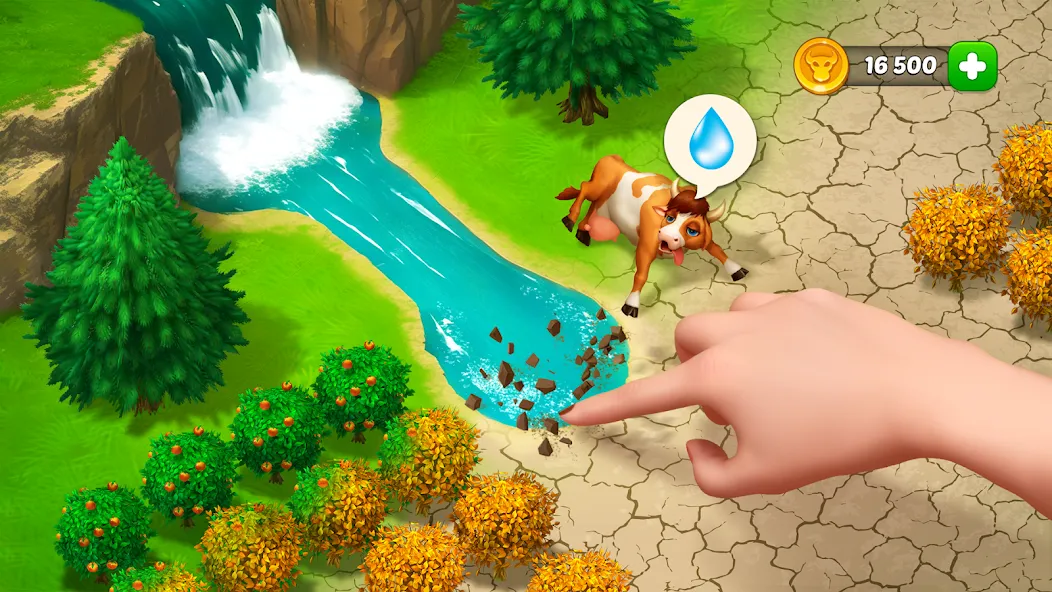 Wild West: Farm Town Build (Уайлд Вест) [МОД: Меню, Бесконечные монеты и Открытые уровни] Screenshot 2