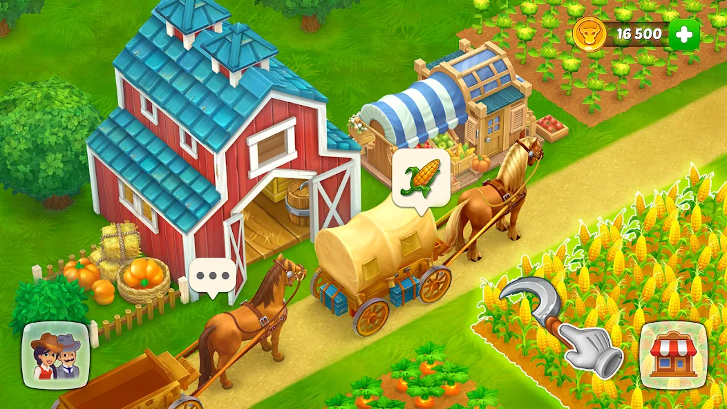 Wild West: Farm Town Build (Уайлд Вест) [МОД: Меню, Бесконечные монеты и Открытые уровни] Screenshot 5