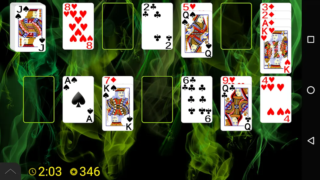 All In a Row Solitaire (Ол ин э Роу Солитер) [МОД: Все открыто, Дополнительные деньги и Меню MOD] Screenshot 1