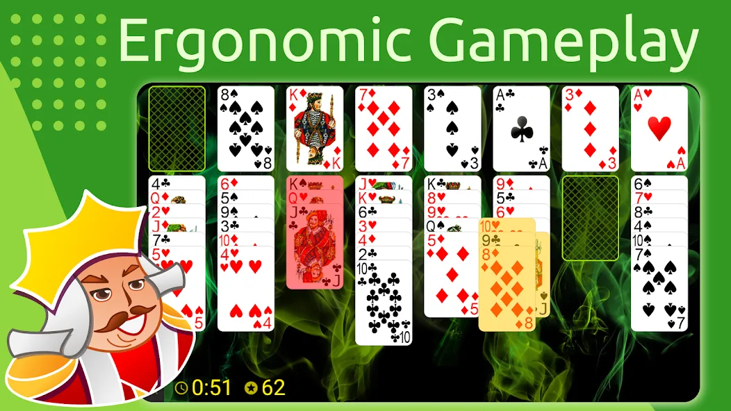 FreeCell [МОД: Много монет, Открытые уровни и Мега MOD] Screenshot 1