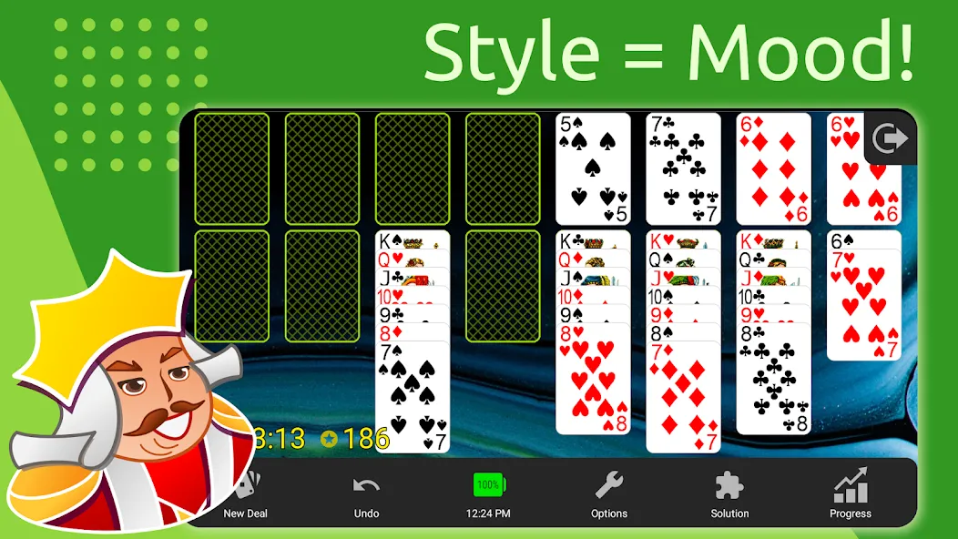 FreeCell [МОД: Много монет, Открытые уровни и Мега MOD] Screenshot 5