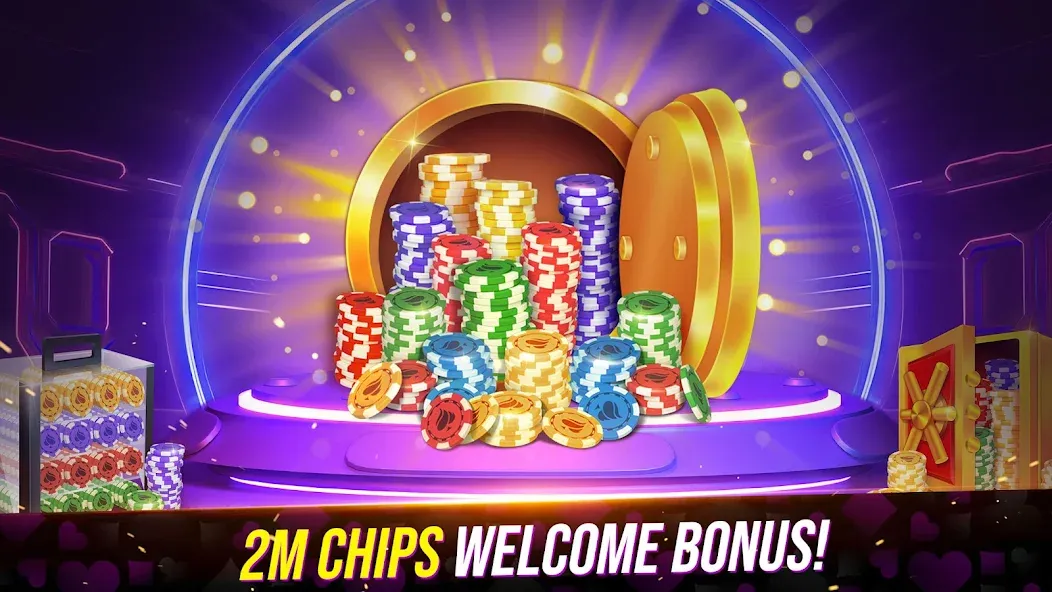 Poker Fever - Win your Fame (Покер Клаш) [МОД: Меню, Бесконечные монеты и Открытые уровни] Screenshot 2
