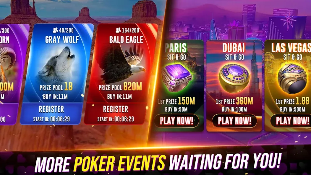 Poker Fever - Win your Fame (Покер Клаш) [МОД: Меню, Бесконечные монеты и Открытые уровни] Screenshot 5