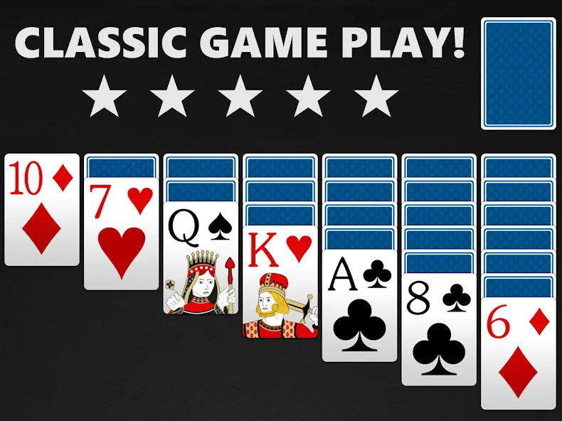 Solitaire - Classic Card Games (Солитер) [МОД: Много монет, Открытые уровни и Мега MOD] Screenshot 1
