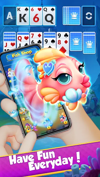 Solitaire - Klondike Card Game (Солитер) [МОД: Много денег, Монет и Все открыто] Screenshot 3