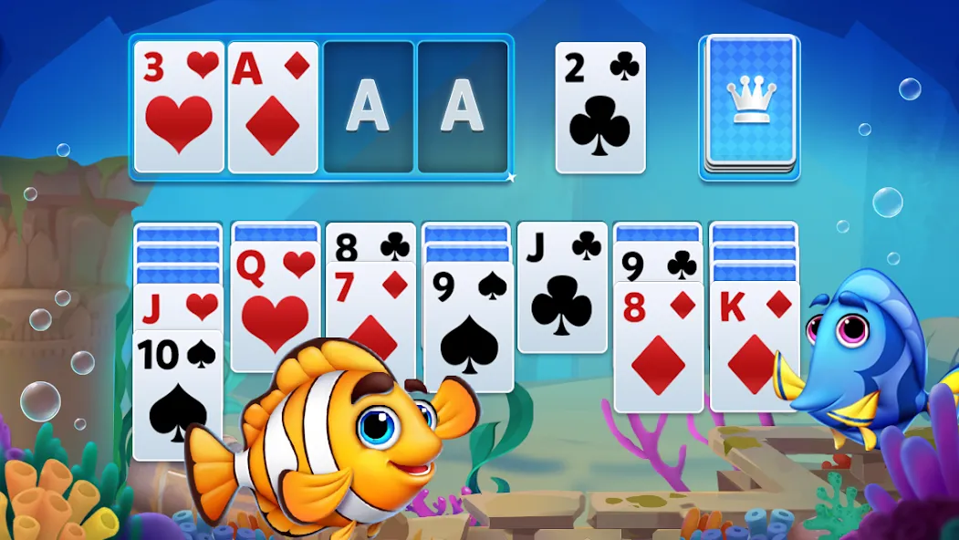 Solitaire - Klondike Card Game (Солитер) [МОД: Много денег, Монет и Все открыто] Screenshot 5