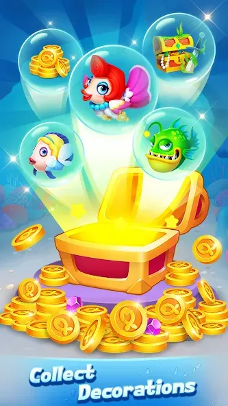 Solitaire 3D Fish [МОД: Все открыто, Дополнительные деньги и Меню MOD] Screenshot 5